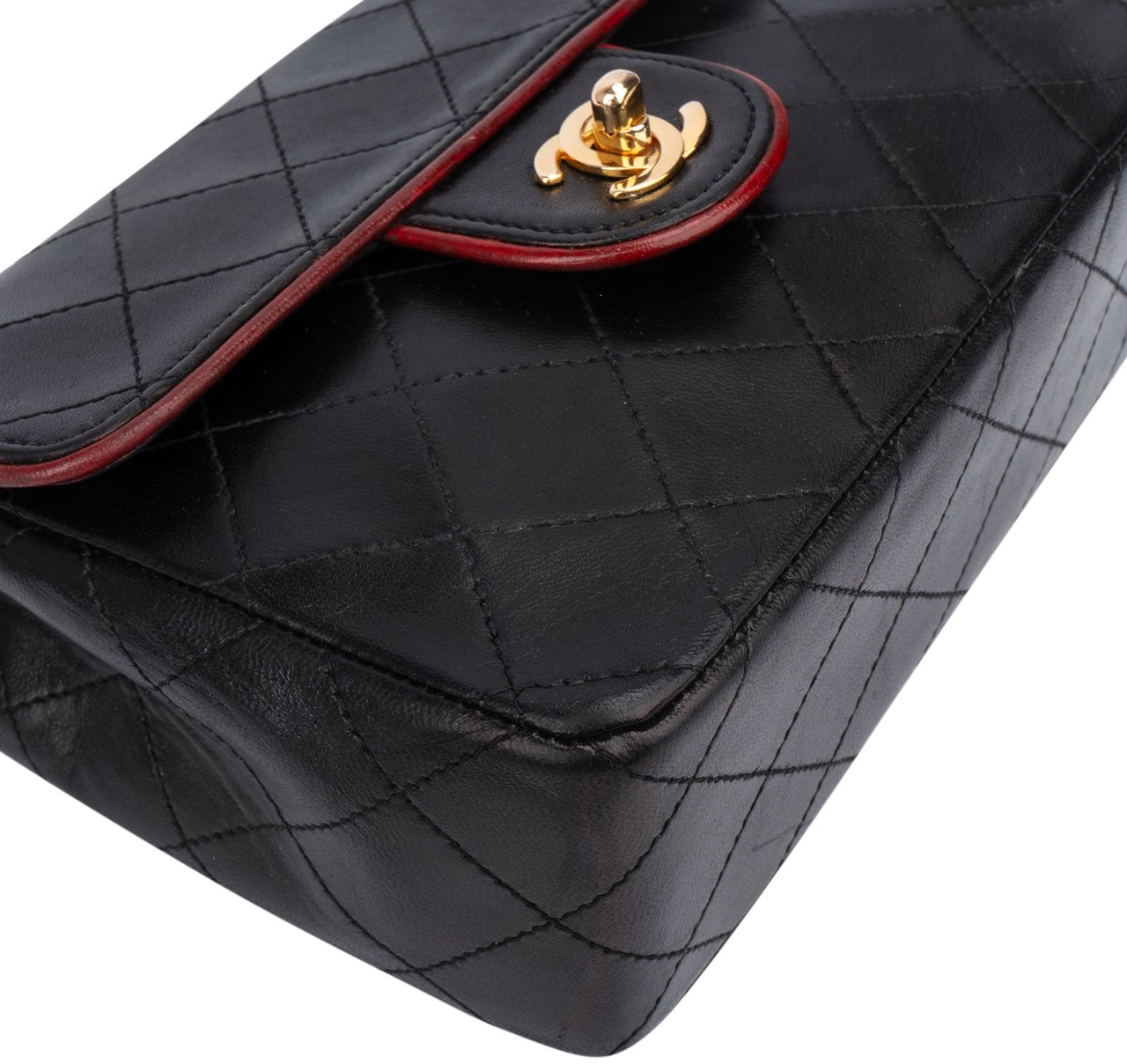 Chanel Chanel Quilted Bicolor Lambskin 24K Gold Single Flap Crossbody Bag Divers