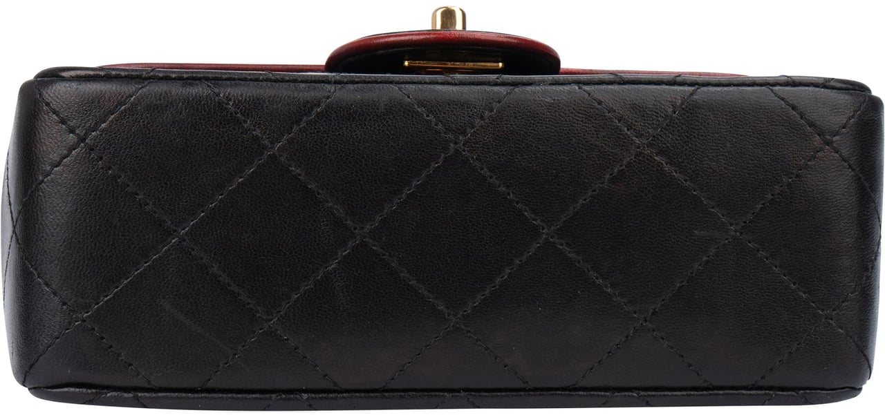 Chanel Chanel Quilted Bicolor Lambskin 24K Gold Single Flap Crossbody Bag Divers