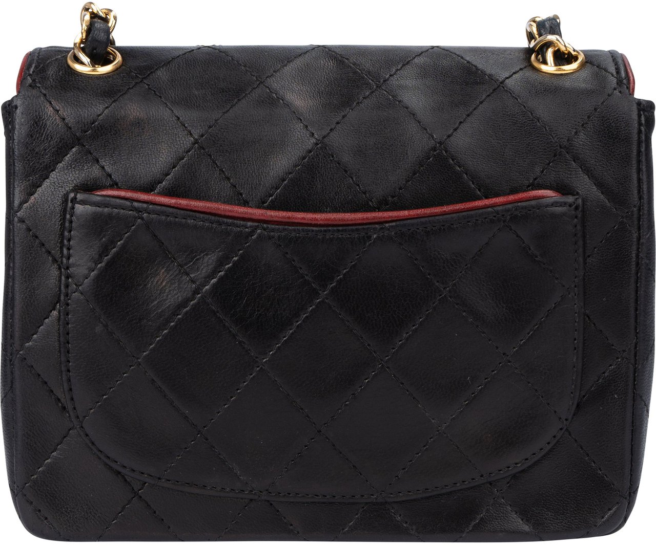 Chanel Chanel Quilted Bicolor Lambskin 24K Gold Single Flap Crossbody Bag Divers