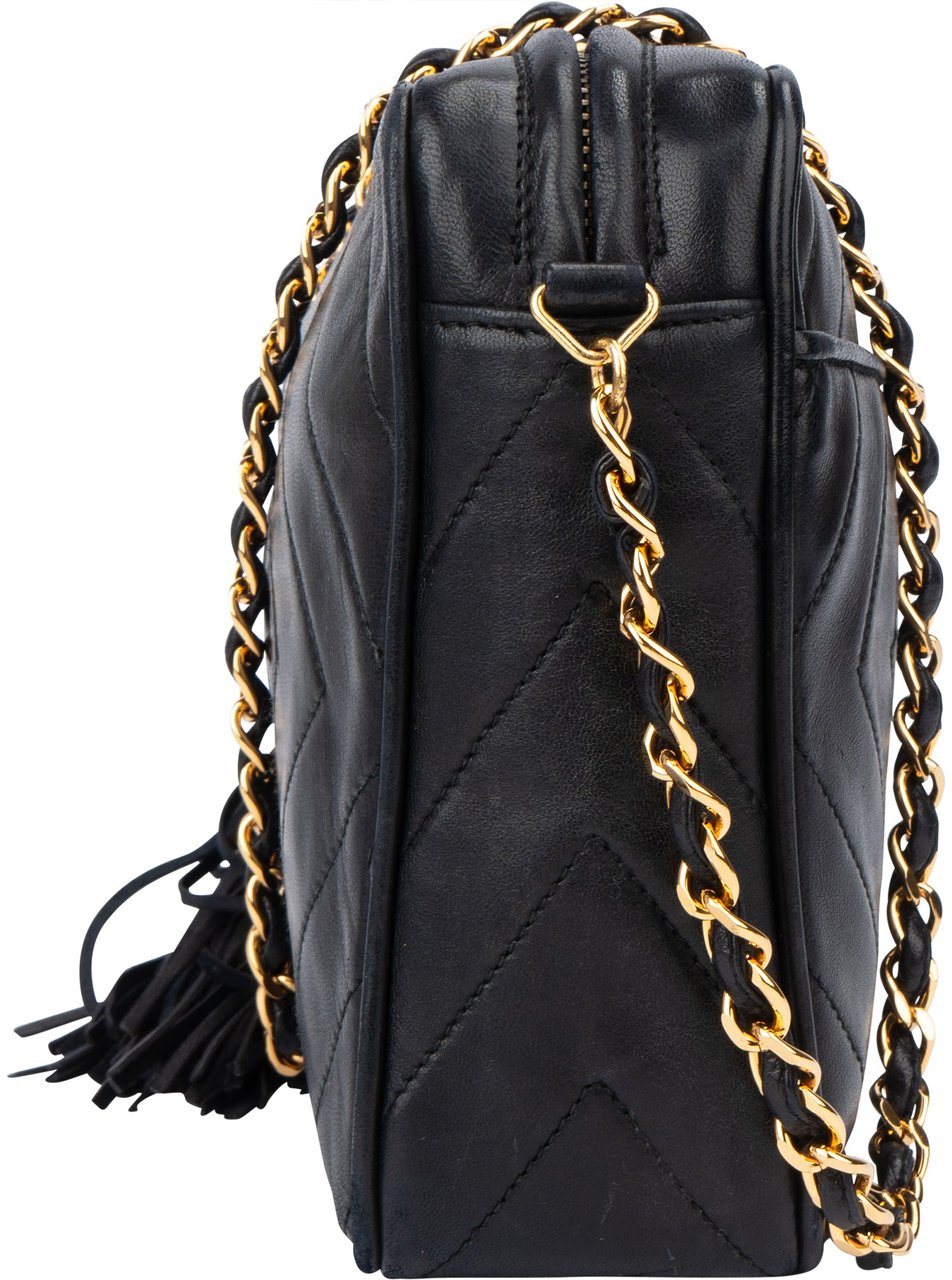 Chanel Chanel Quilted Chevron Lambskin Camera Crossbody Bag Divers