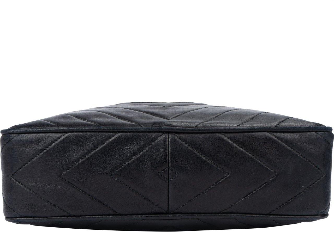 Chanel Chanel Quilted Chevron Lambskin Camera Crossbody Bag Divers