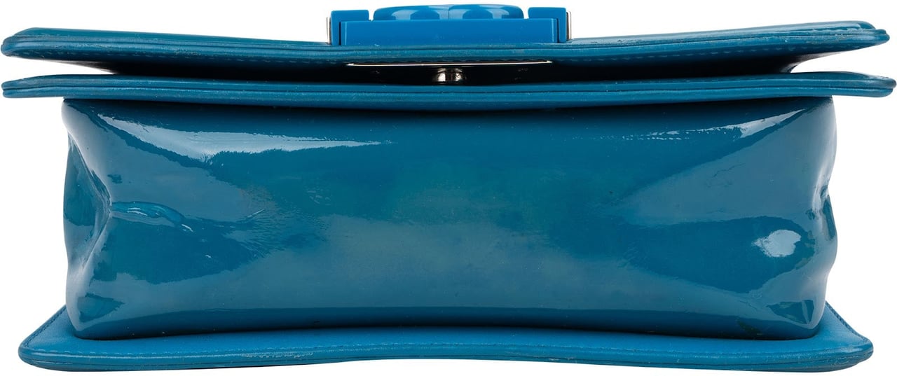 Chanel Chanel Quilted Patent Leather Small Boy Crossbody Bag Divers