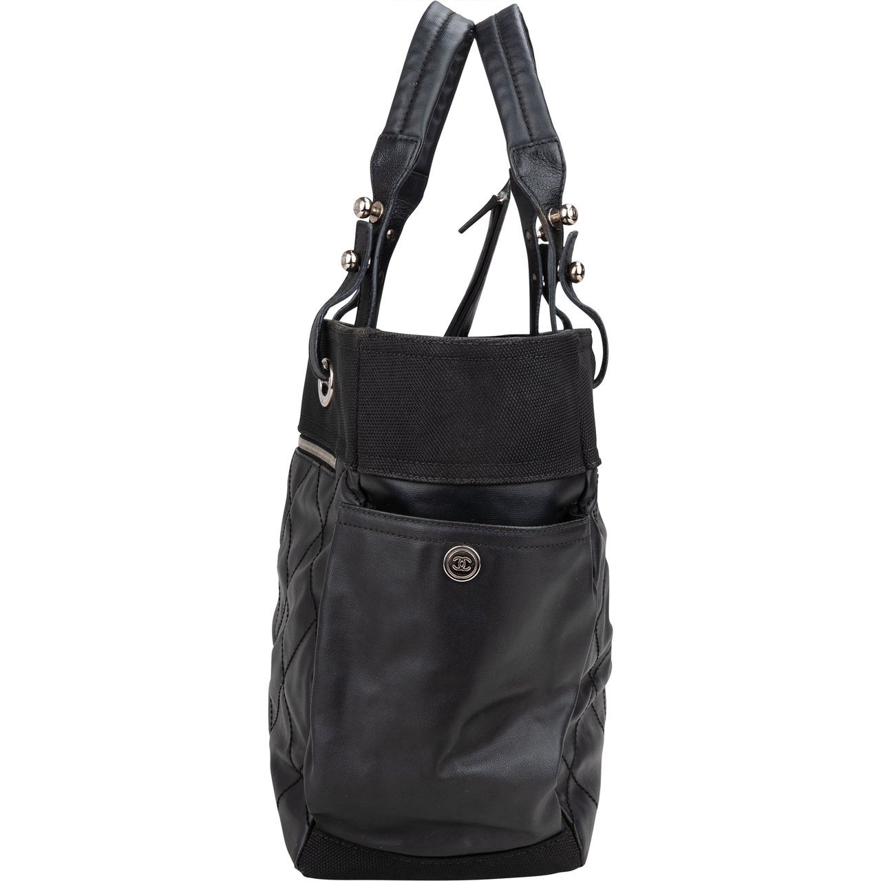 Chanel Chanel Stitching Cotton CC Handbag Divers