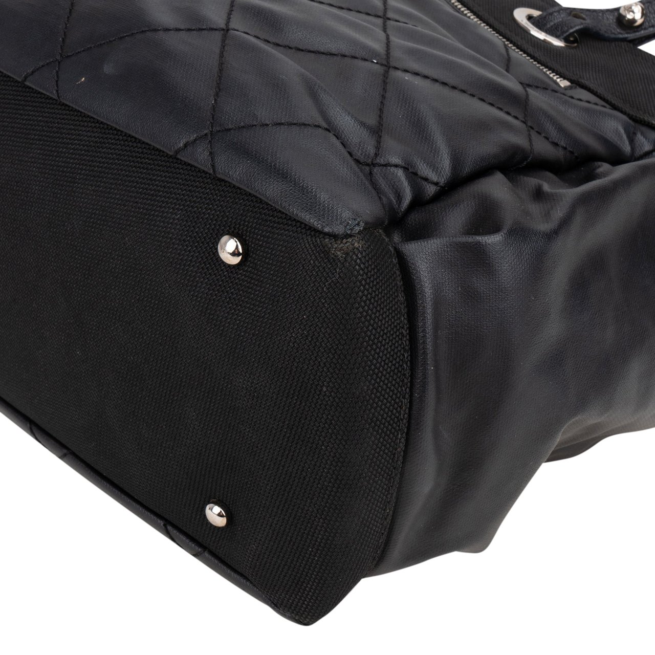 Chanel Chanel Stitching Cotton CC Handbag Divers