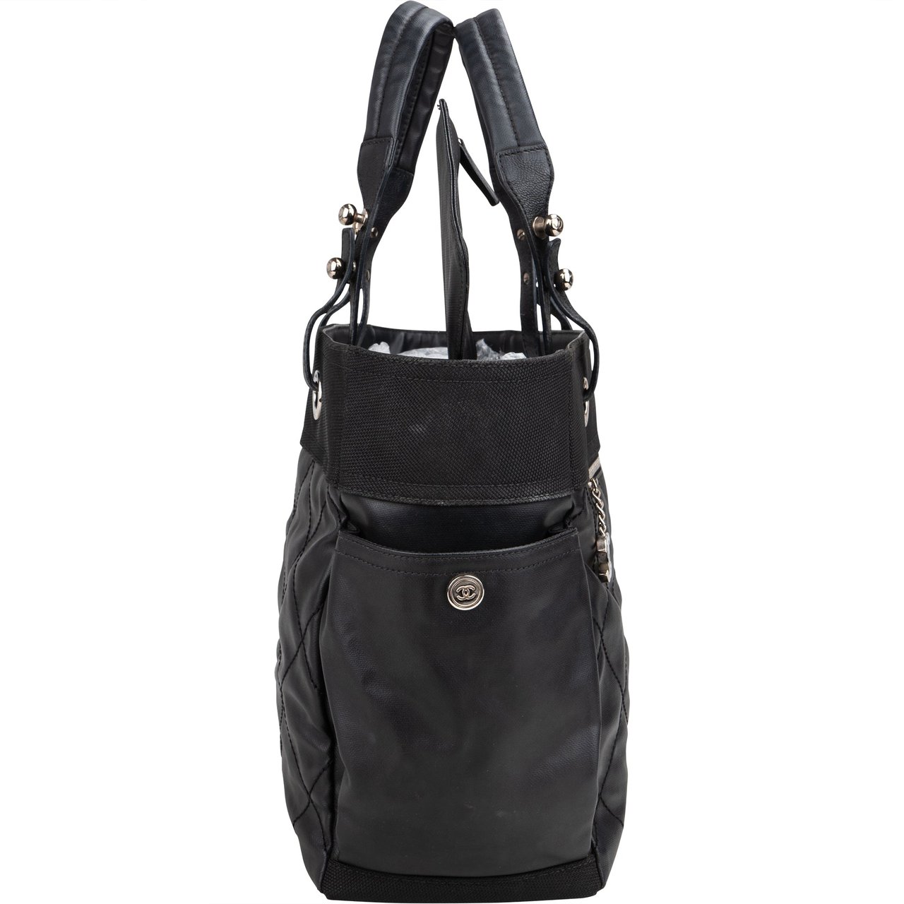 Chanel Chanel Stitching Cotton CC Handbag Divers