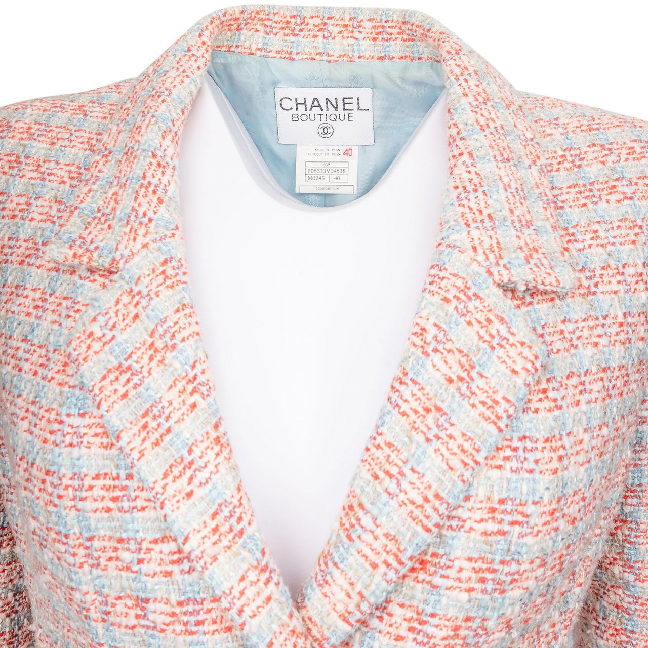 Chanel Chanel Tweed Silver Button Costume Jacket (DE38 / FR40) Divers