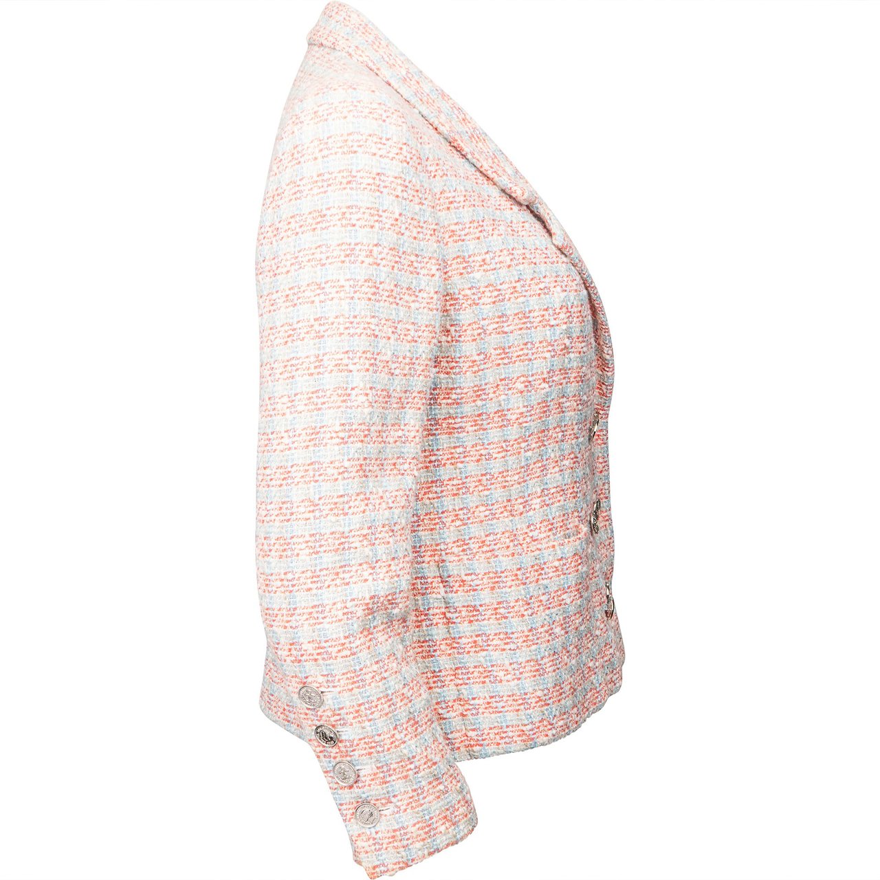 Chanel Chanel Tweed Silver Button Costume Jacket (DE38 / FR40) Divers