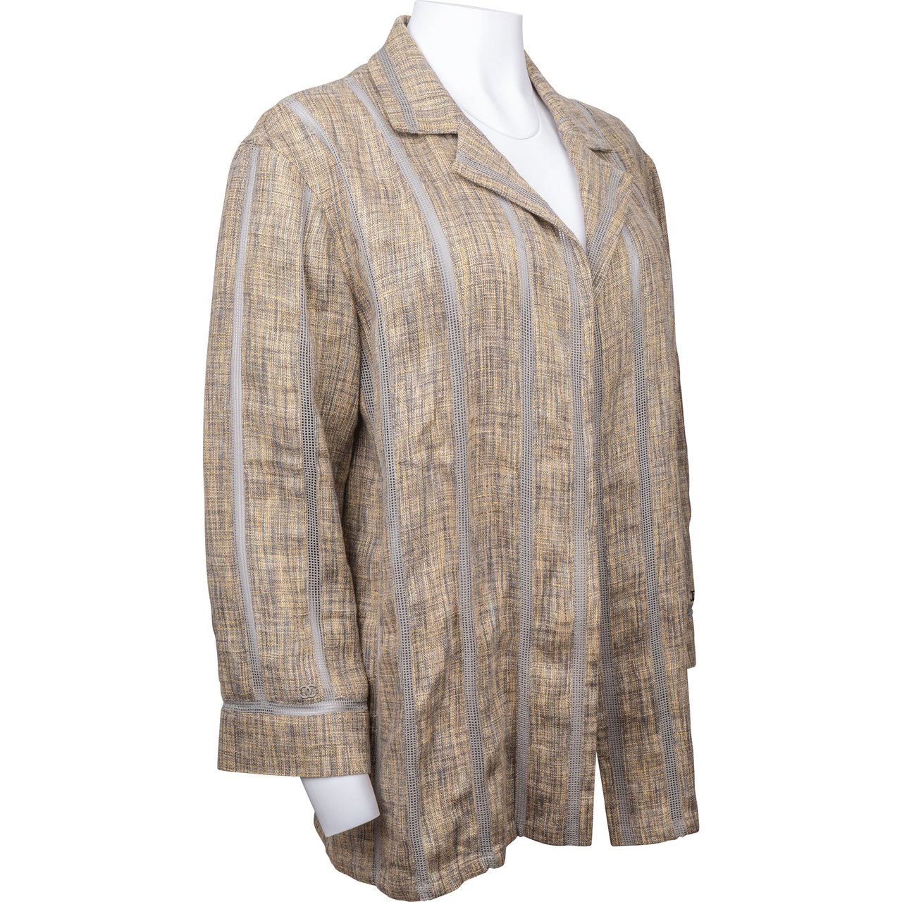 Chanel Chanel Breezy Linen CC Shirt Jacket (DE40 / FR42) Divers