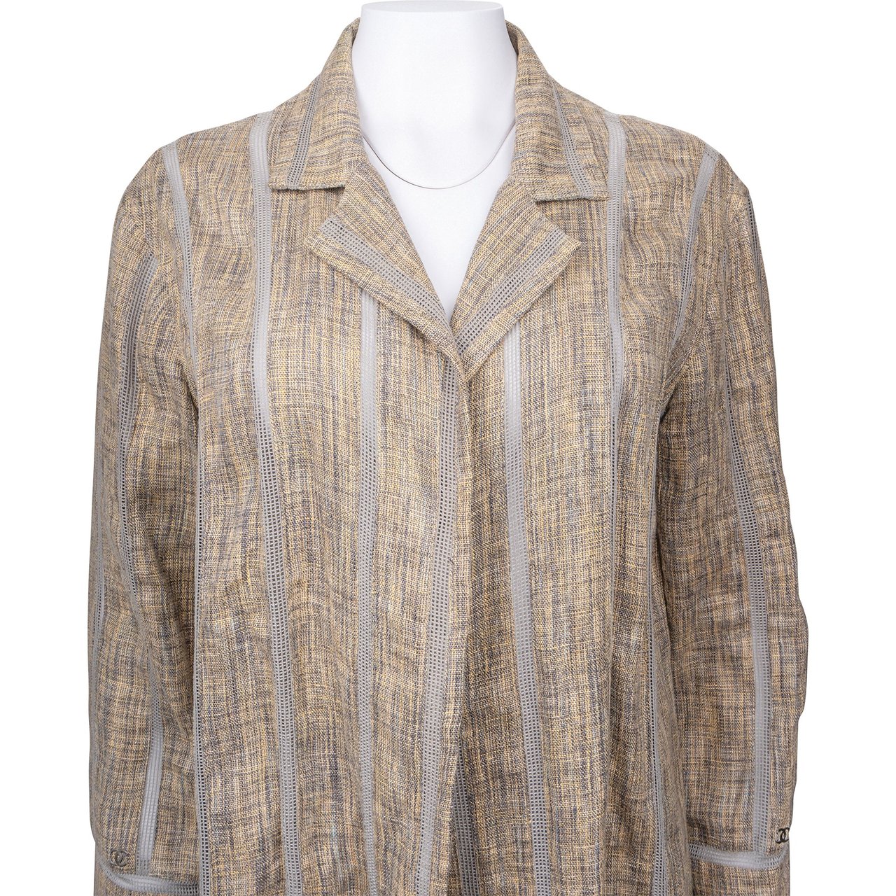 Chanel Chanel Breezy Linen CC Shirt Jacket (DE40 / FR42) Divers
