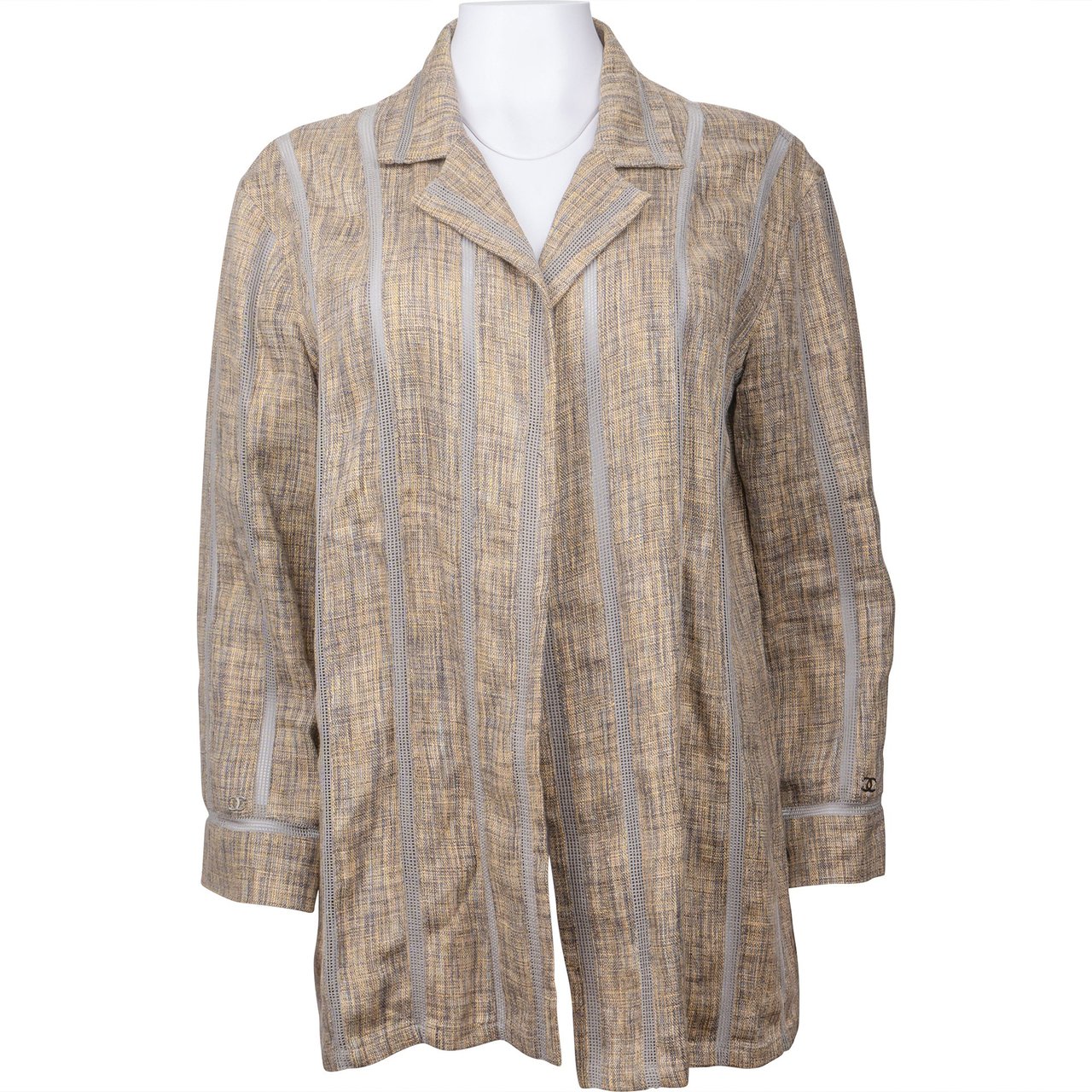 Chanel Chanel Breezy Linen CC Shirt Jacket (DE40 / FR42) Divers