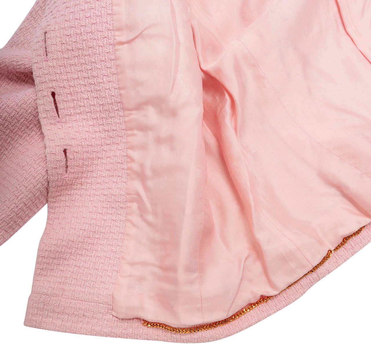 Chanel Chanel Pink Tweed Costume Jacket (DE38 / FR40) Divers