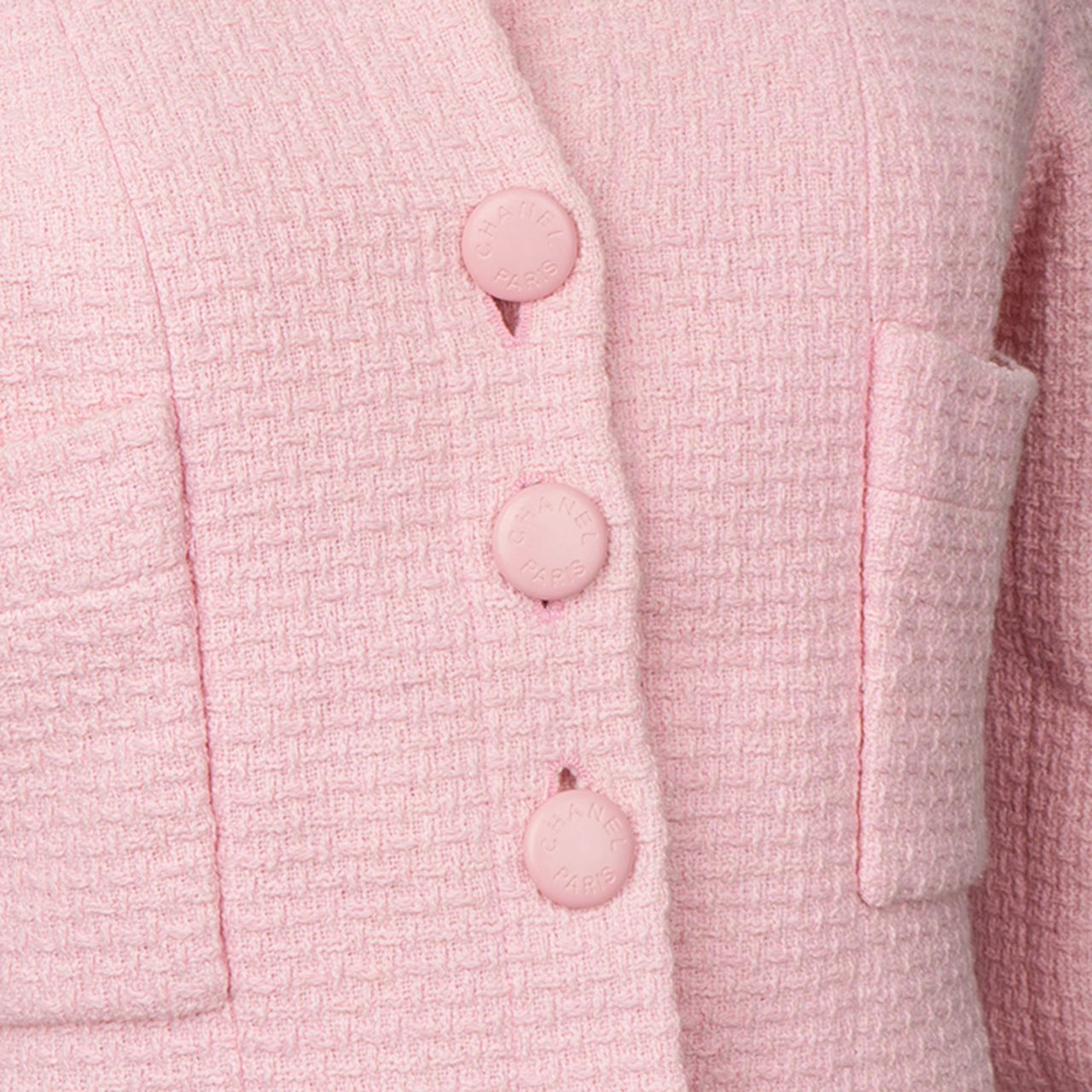 Chanel Chanel Pink Tweed Costume Jacket (DE38 / FR40) Divers