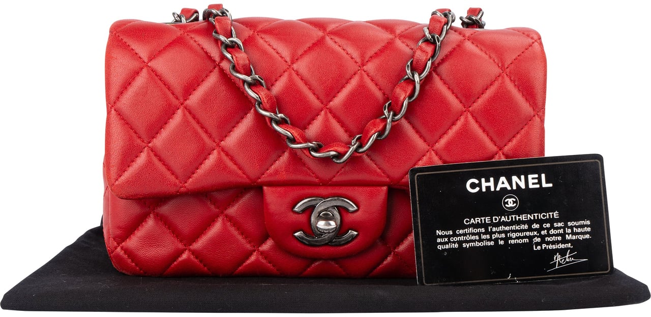 Chanel Chanel Quilted Lambskin Antique Single Flap Crossbody Bag Divers