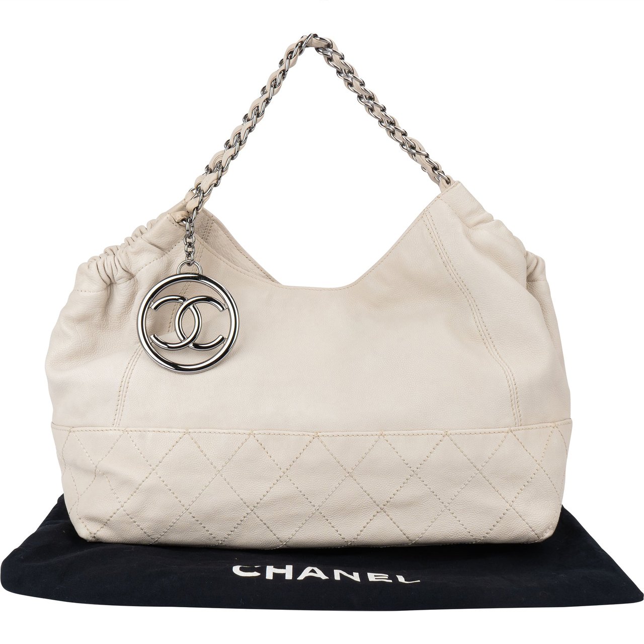 Chanel Chanel Stitching Calfskin CC Cabas Handbag Divers