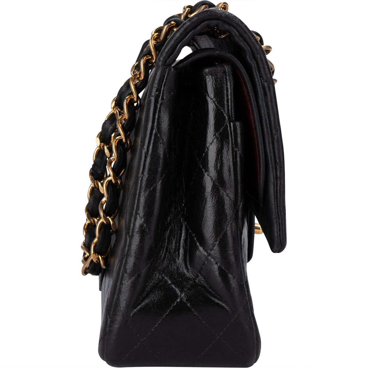 Chanel Chanel Quilted Lambskin 24K Gold Medium Double Flap Shoulder Bag Divers