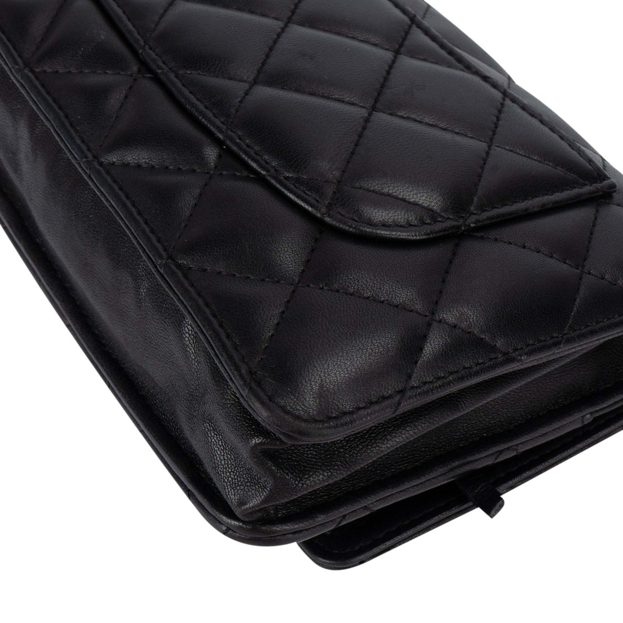 Chanel Chanel Quilted Lambskin Palladium Wallet On Chain Crossbody Bag Divers