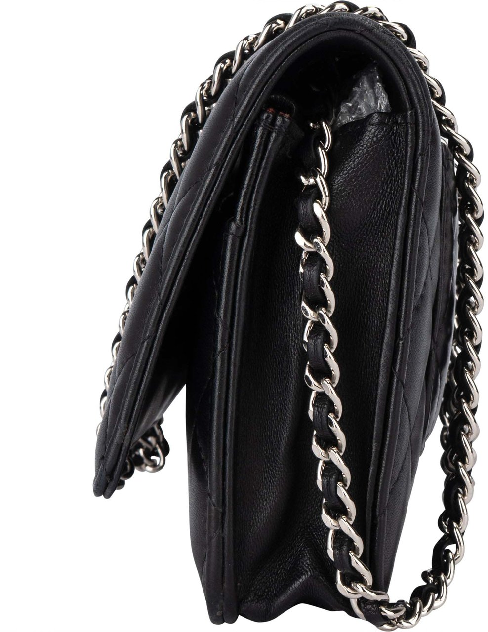 Chanel Chanel Quilted Lambskin Palladium Wallet On Chain Crossbody Bag Divers