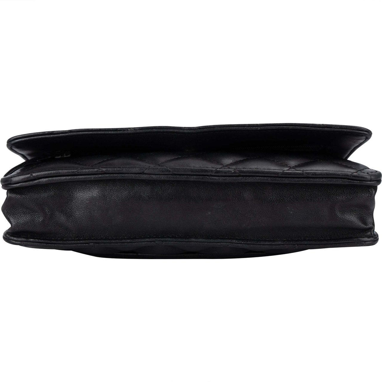 Chanel Chanel Quilted Lambskin Palladium Wallet On Chain Crossbody Bag Divers