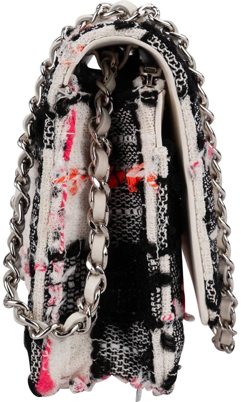 Chanel Limited Multicolor Tweed Wallet On Chain Crossbody Bag Wit