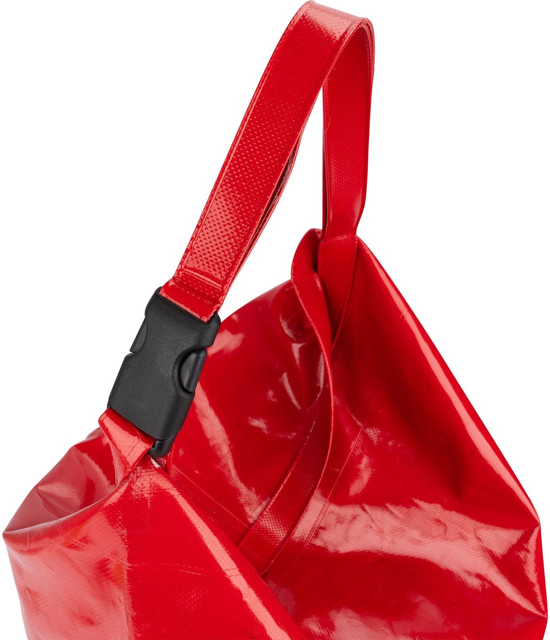 Chanel Limited Rouge PVC Etanche Waterproof Tote Sailing Bag Rood