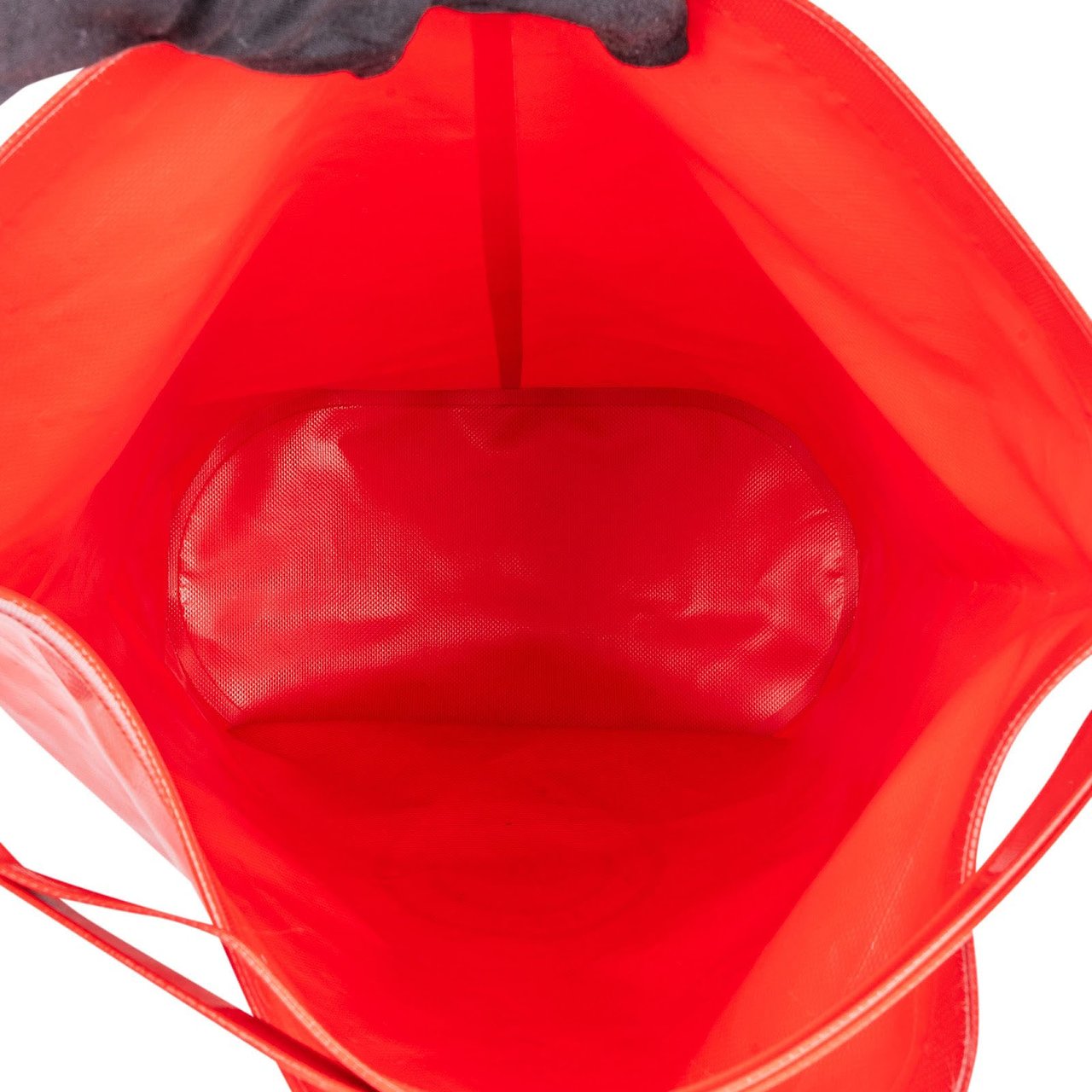 Chanel Limited Rouge PVC Etanche Waterproof Tote Sailing Bag Rood