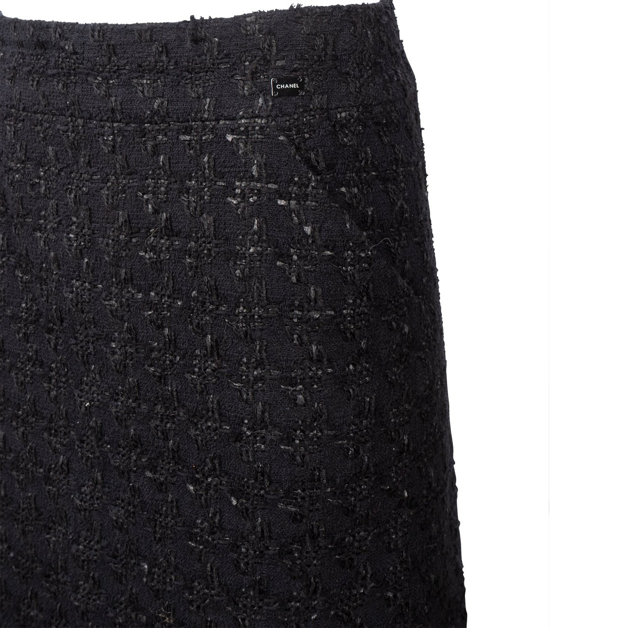 Chanel Chanel Black Tweed Skirt (DE36 / FR38) Divers