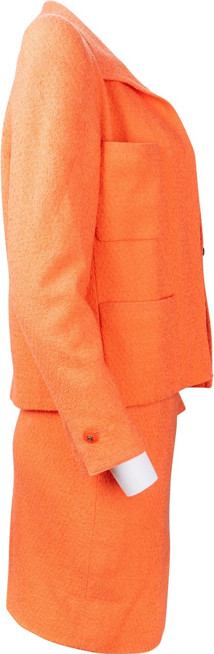 Chanel Chanel Orange Corporal Tweed Costume Set (DE38 / FR40) Divers