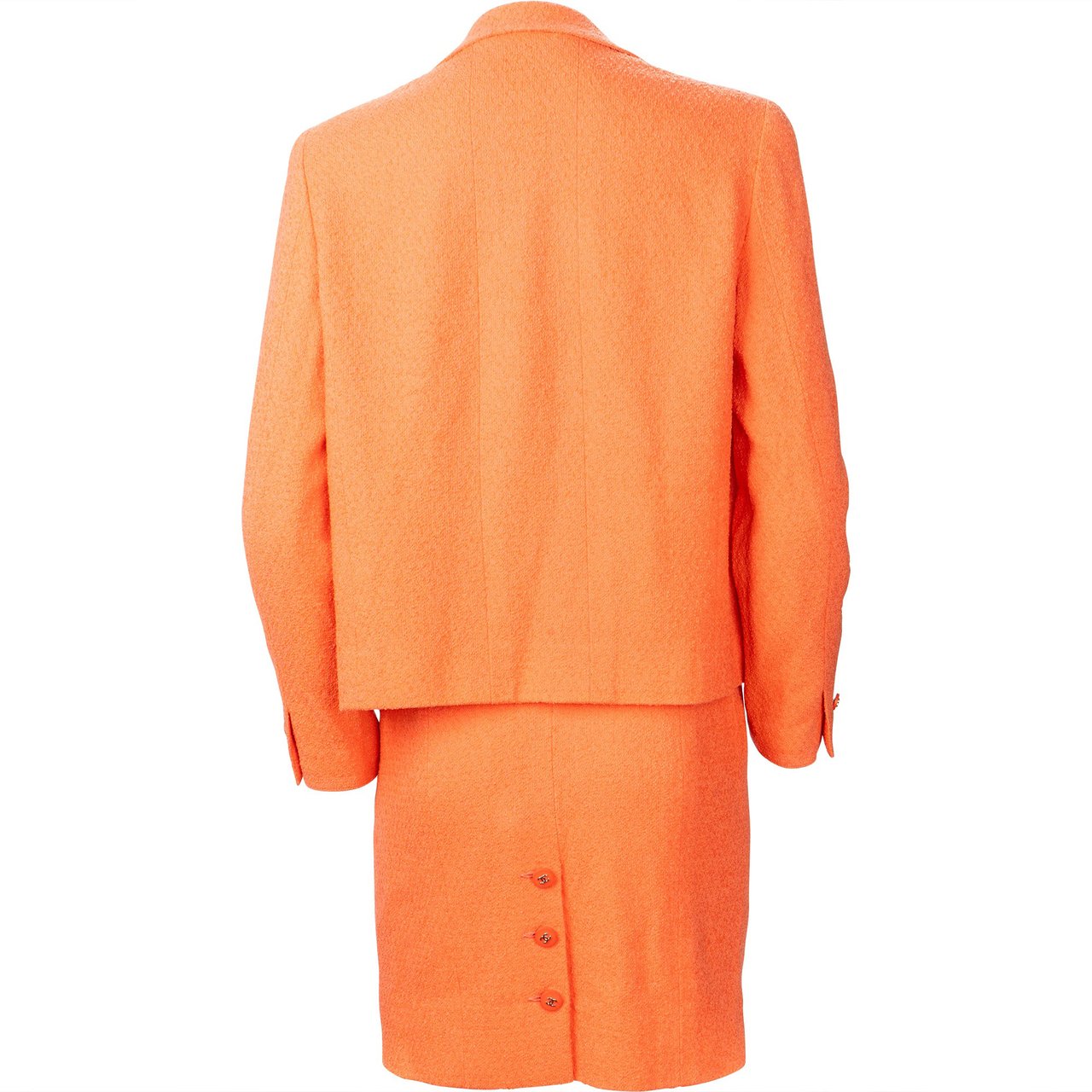 Chanel Chanel Orange Corporal Tweed Costume Set (DE38 / FR40) Divers