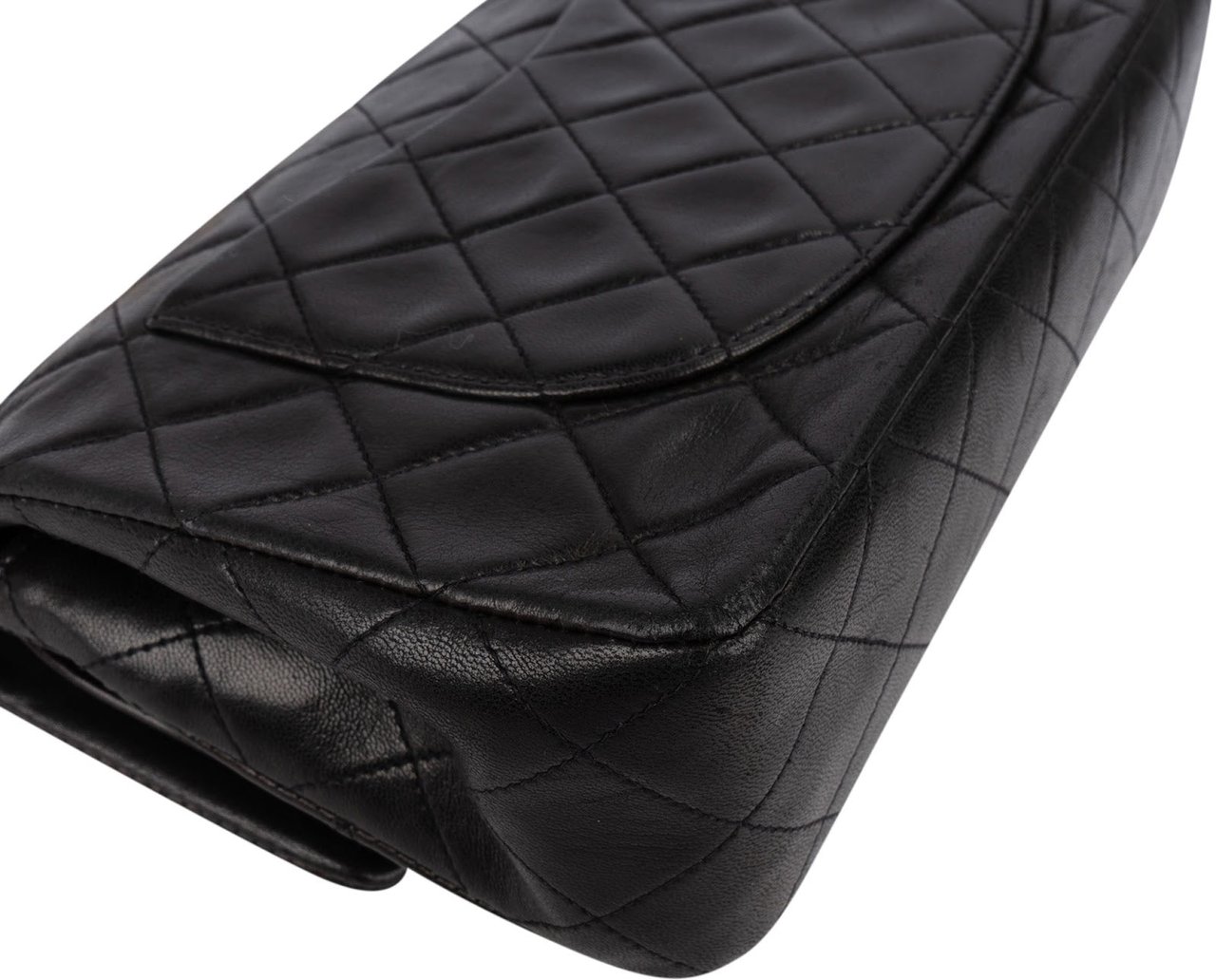 Chanel Quilted Lambskin 24K Gold Small Double Flap Shoulder Bag Bruin