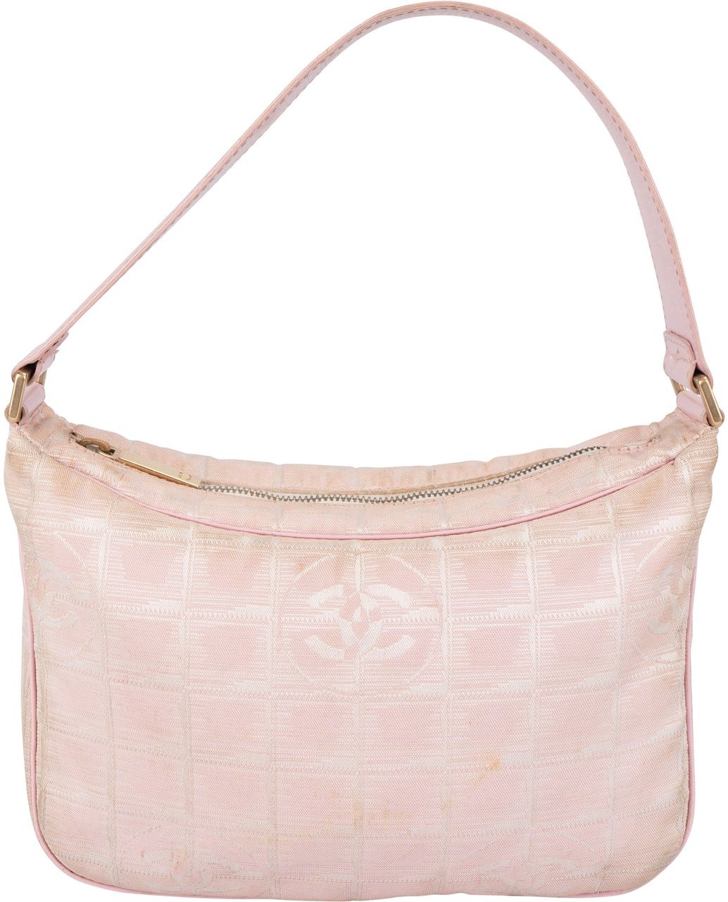 Chanel Monogram New Travel Line Hobo Shoulder Bag Rood