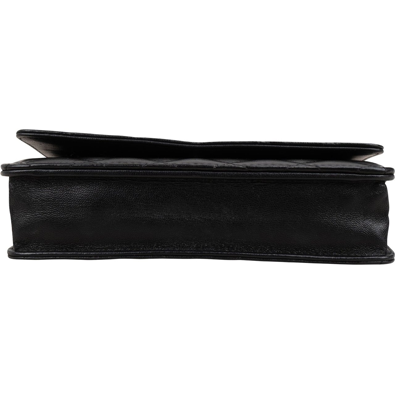 Chanel Quilted Lambskin Wallet On Chain Crossbody Bag Zwart