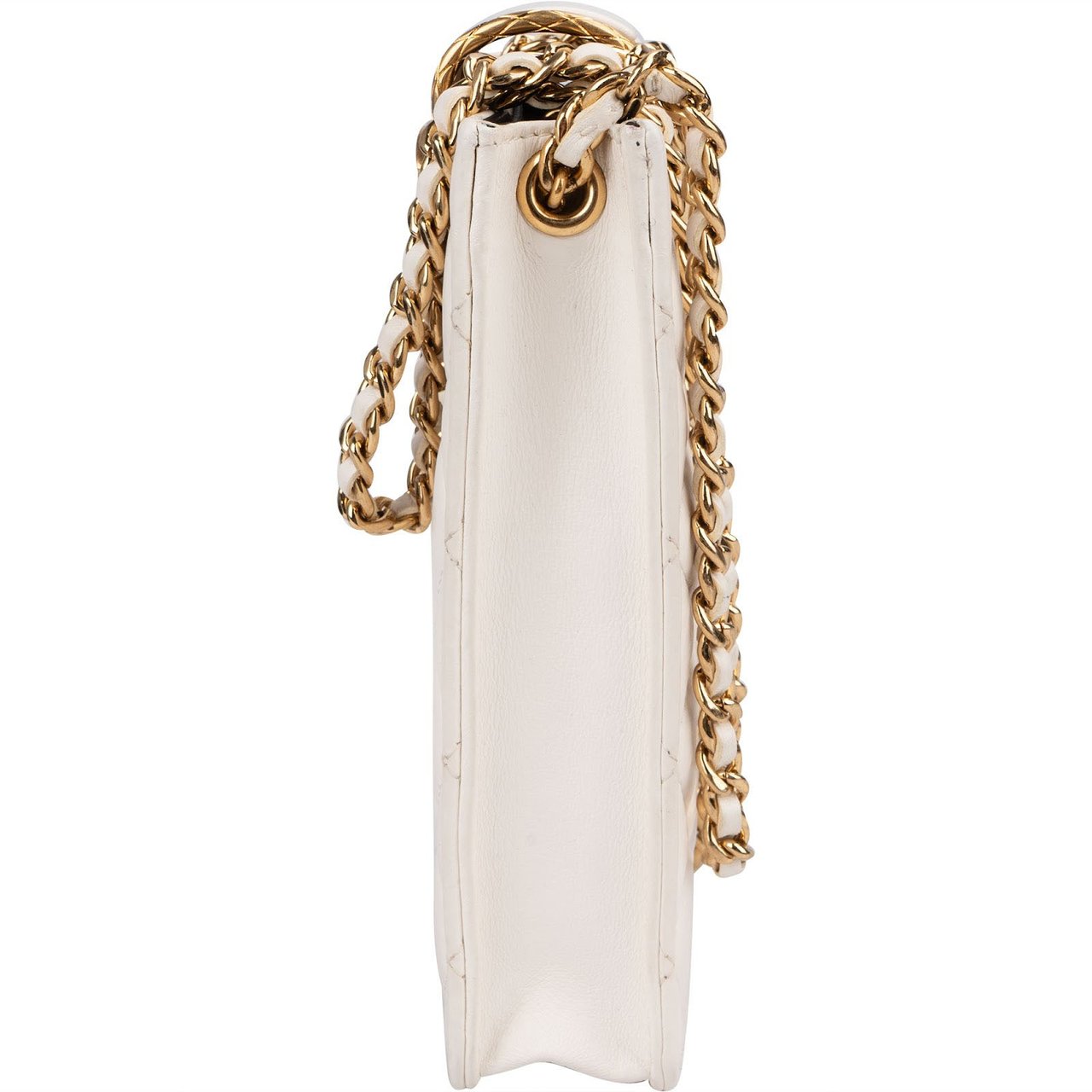 Chanel Quilted Lambskin CC in Love Phone Crossbody Bag Wit