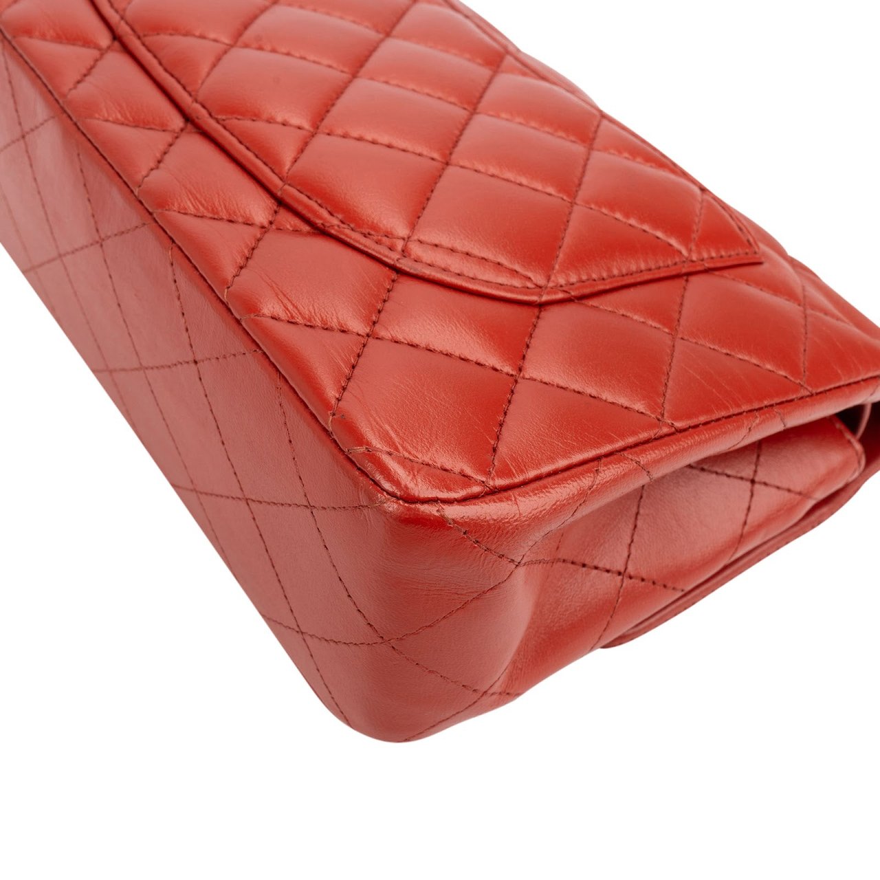 Chanel Quilted Lambskin Small Double Flap Shoulder Bag Rood