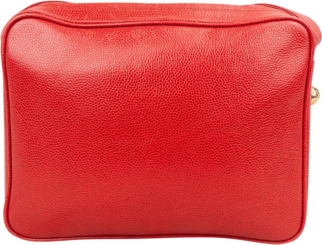 Chanel Caviar Leather Triple CC Large Camera Knot Shoulder Bag Rood