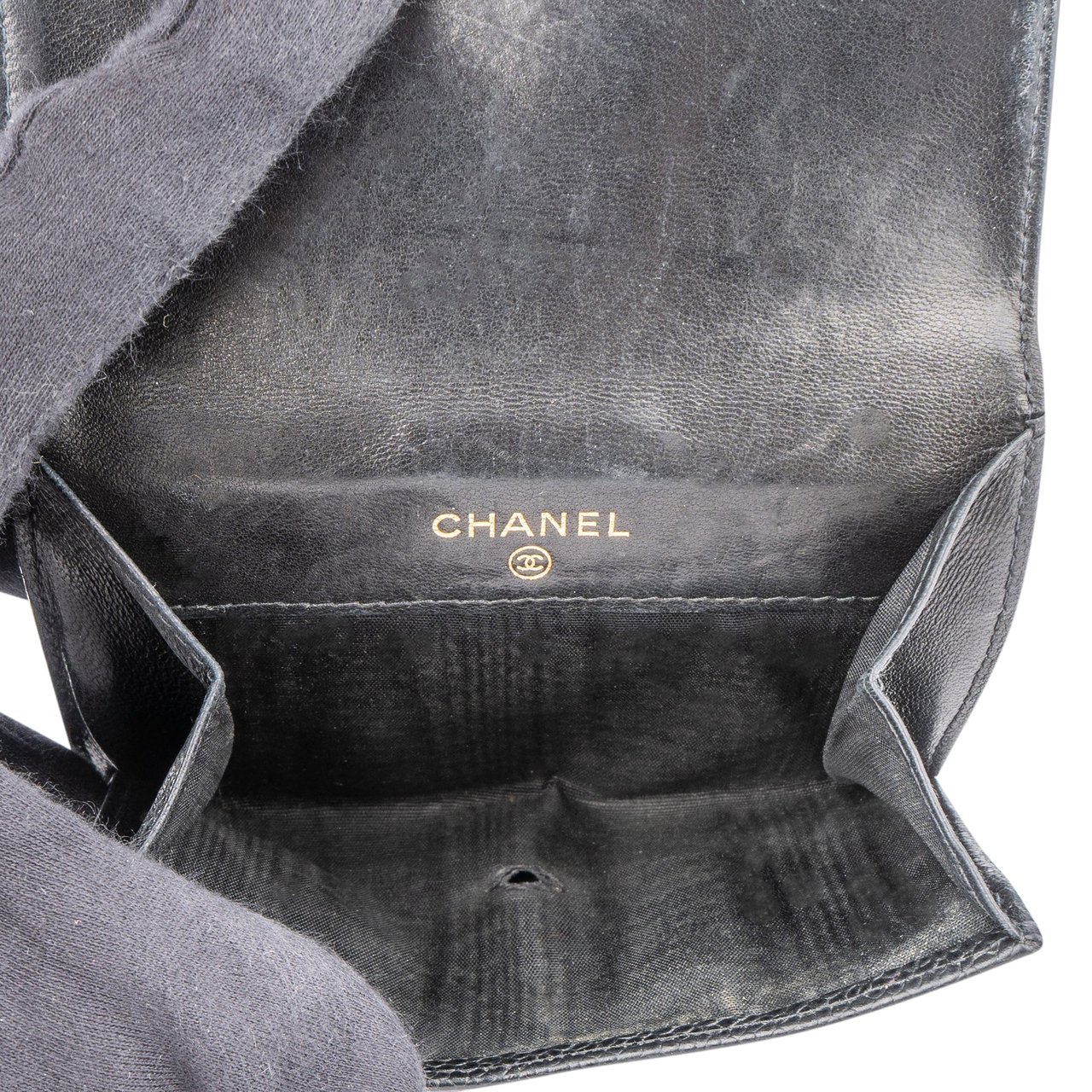 Chanel Chanel Caviar Leather CC Wallet Divers