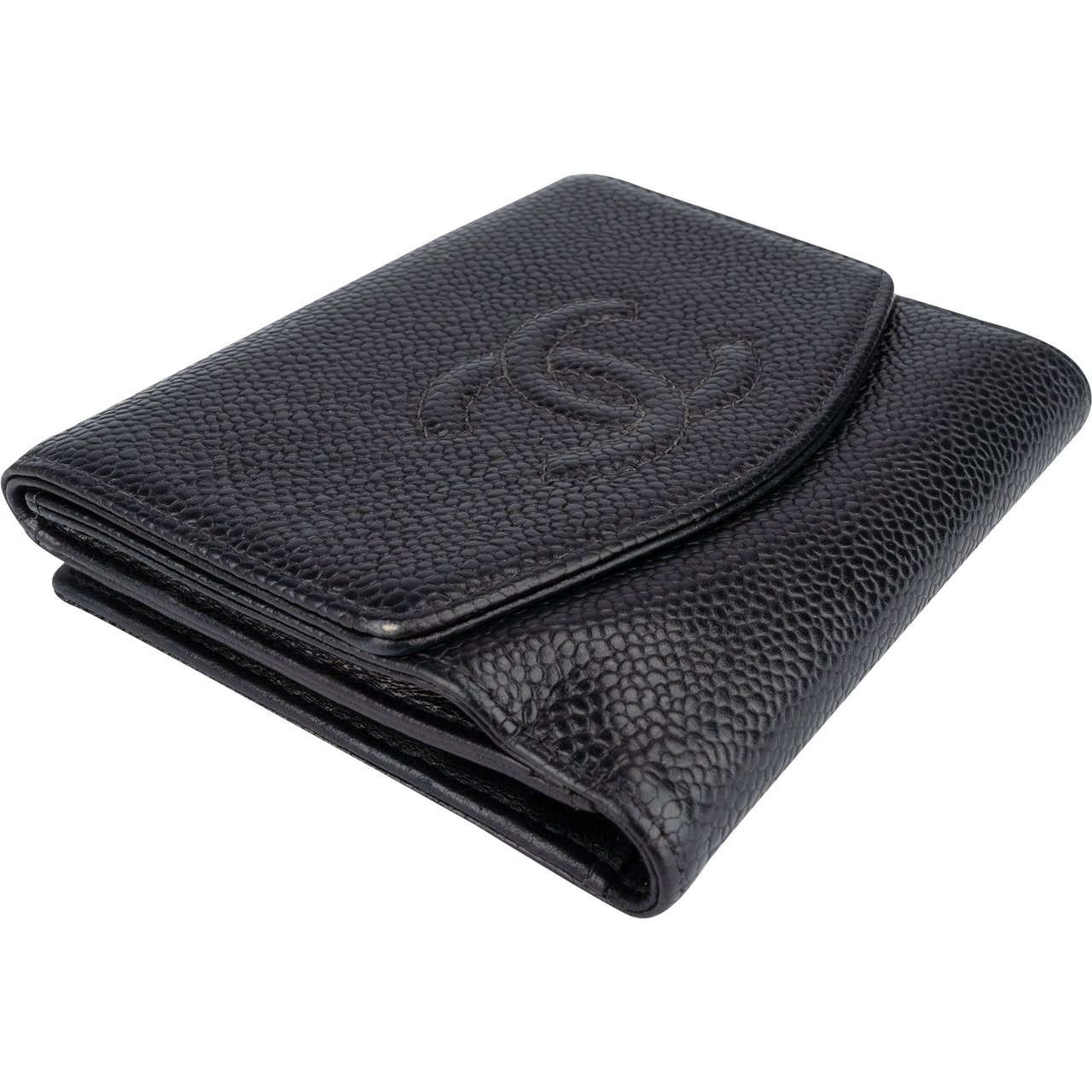 Chanel Chanel Caviar Leather CC Wallet Divers