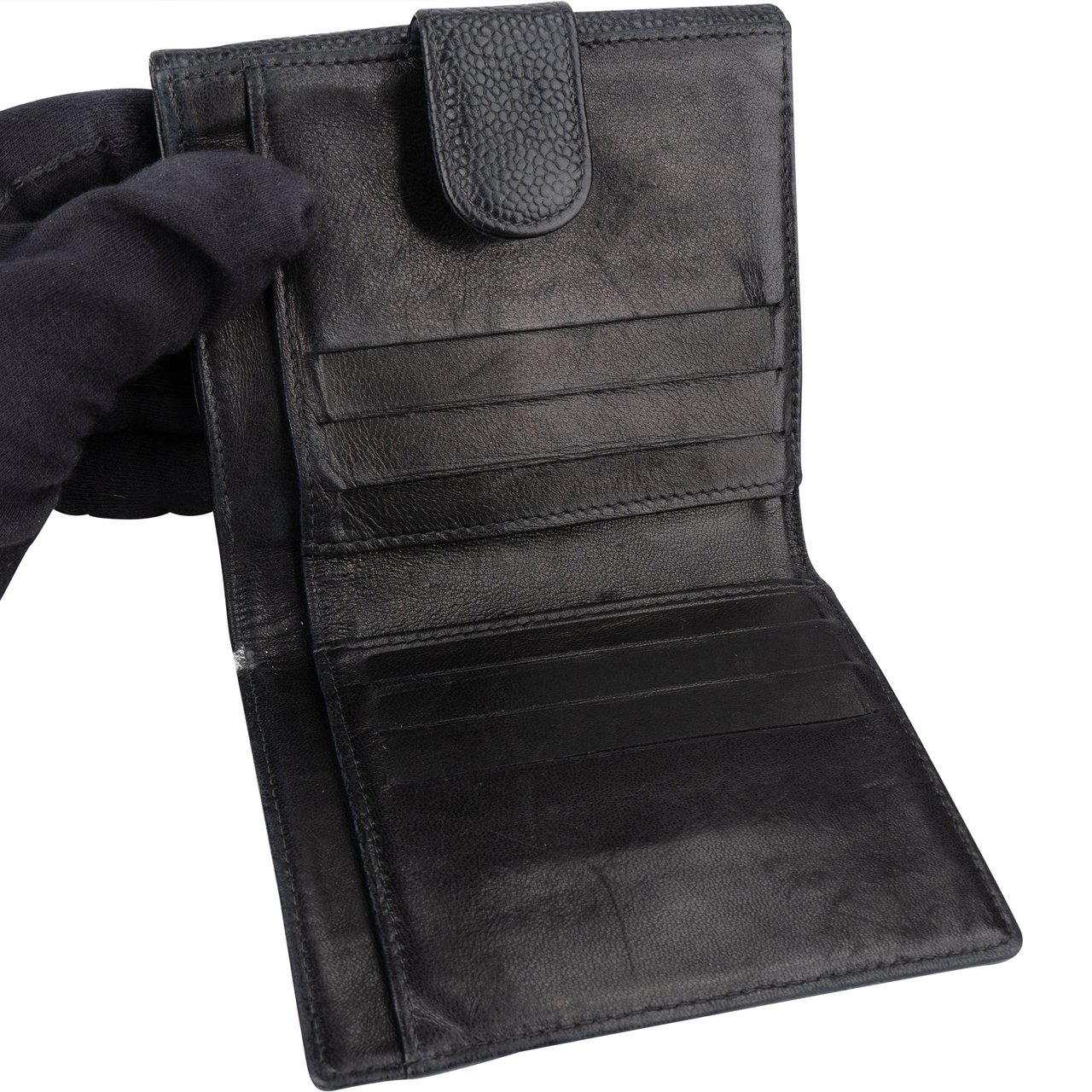 Chanel Chanel Caviar Leather CC Wallet Divers