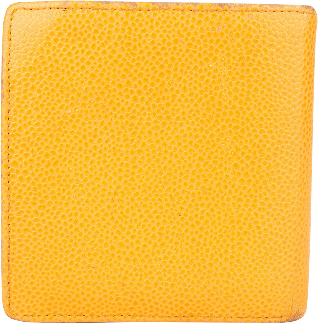 Chanel Chanel Caviar Leather CC Wallet Geel