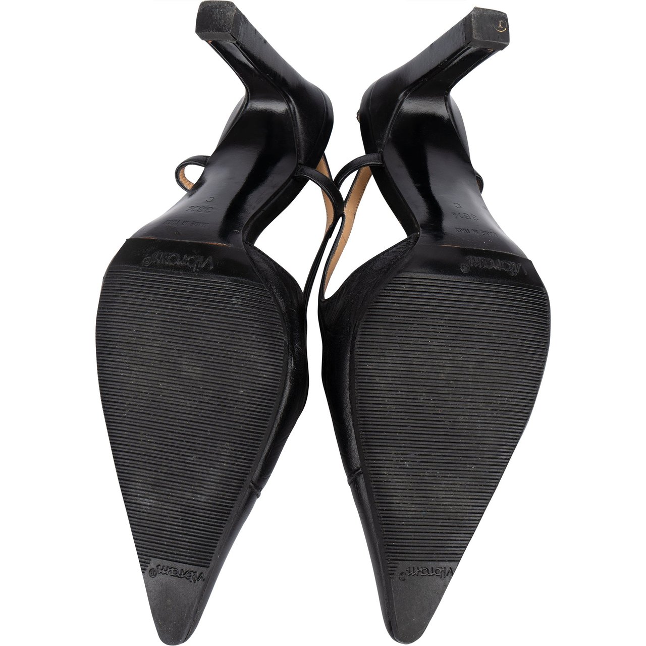 Chanel Chanel Black Leather CC Pumps (36,5) Divers