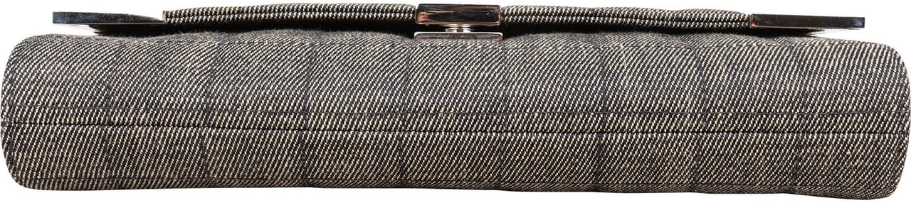 Chanel Denim Chocolate Bar Single Flap Shoulder Bag Divers