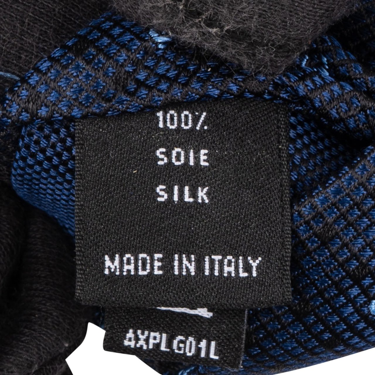 Chanel CC Emblem Silk Tie Krawatte Navy