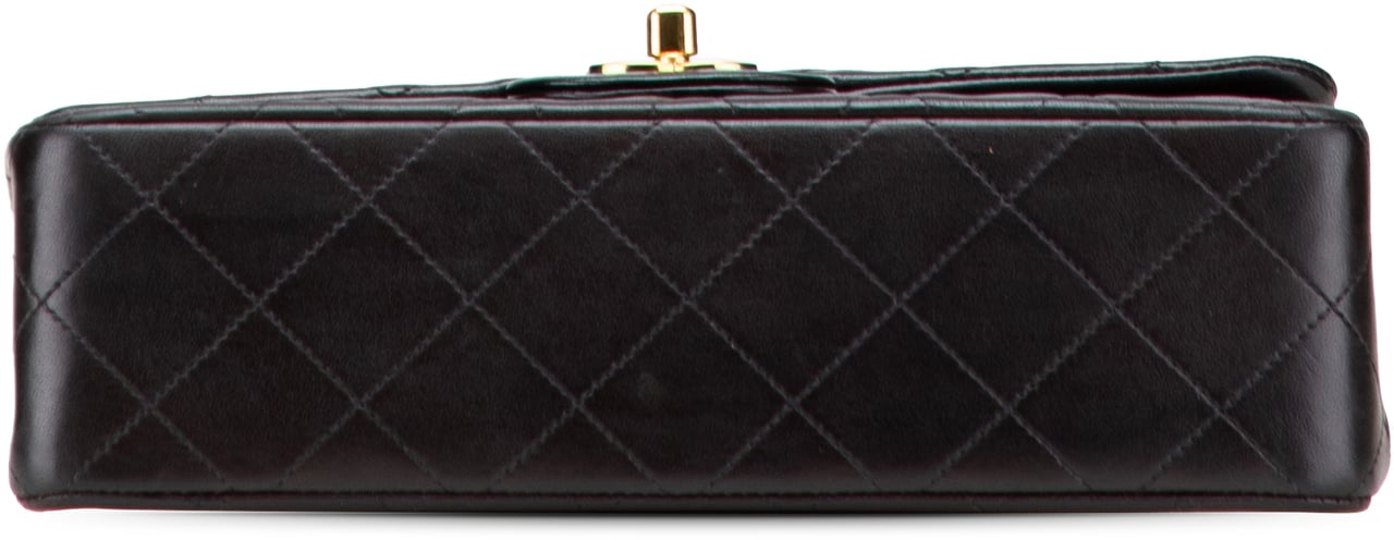 Chanel Small Classic Lambskin Double Flap Zwart