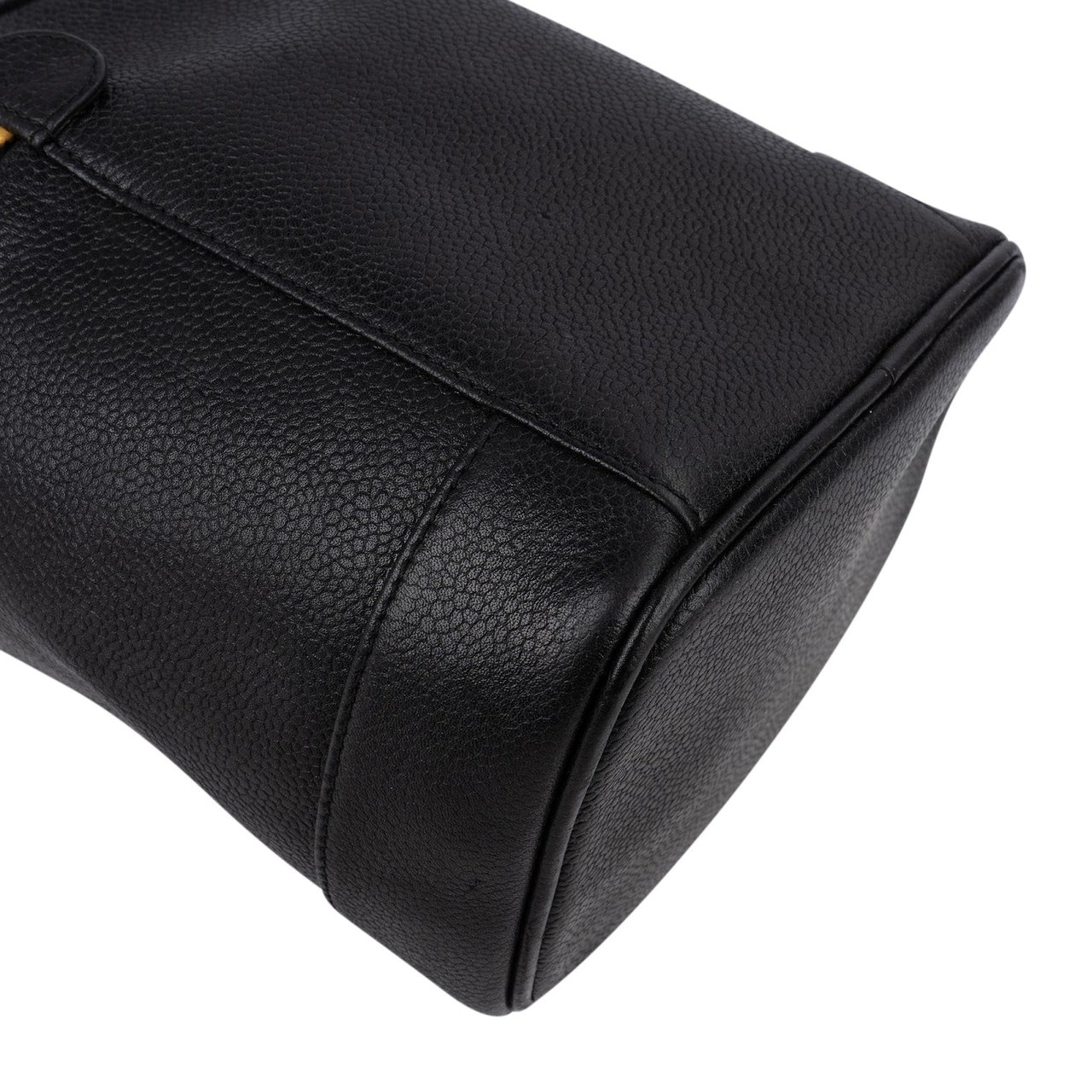 Chanel Caviar Leather CC Vanity Case Handbag Zwart