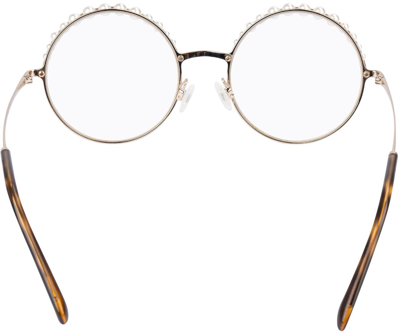 Chanel Pearl Embellished Round 4234-H Eyeglasses Oranje