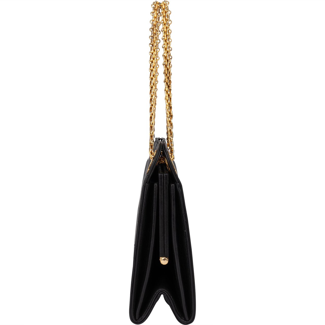 Chanel Chanel Quilted Lambskin CC Shoulder Bag Zwart