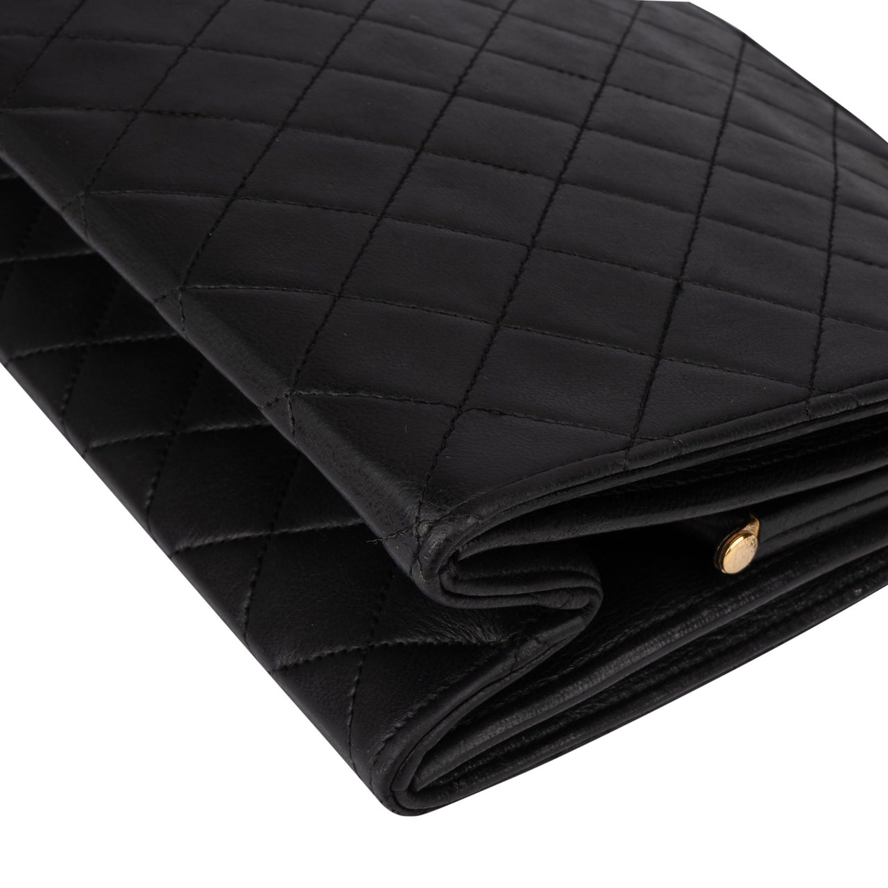 Chanel Chanel Quilted Lambskin CC Shoulder Bag Zwart