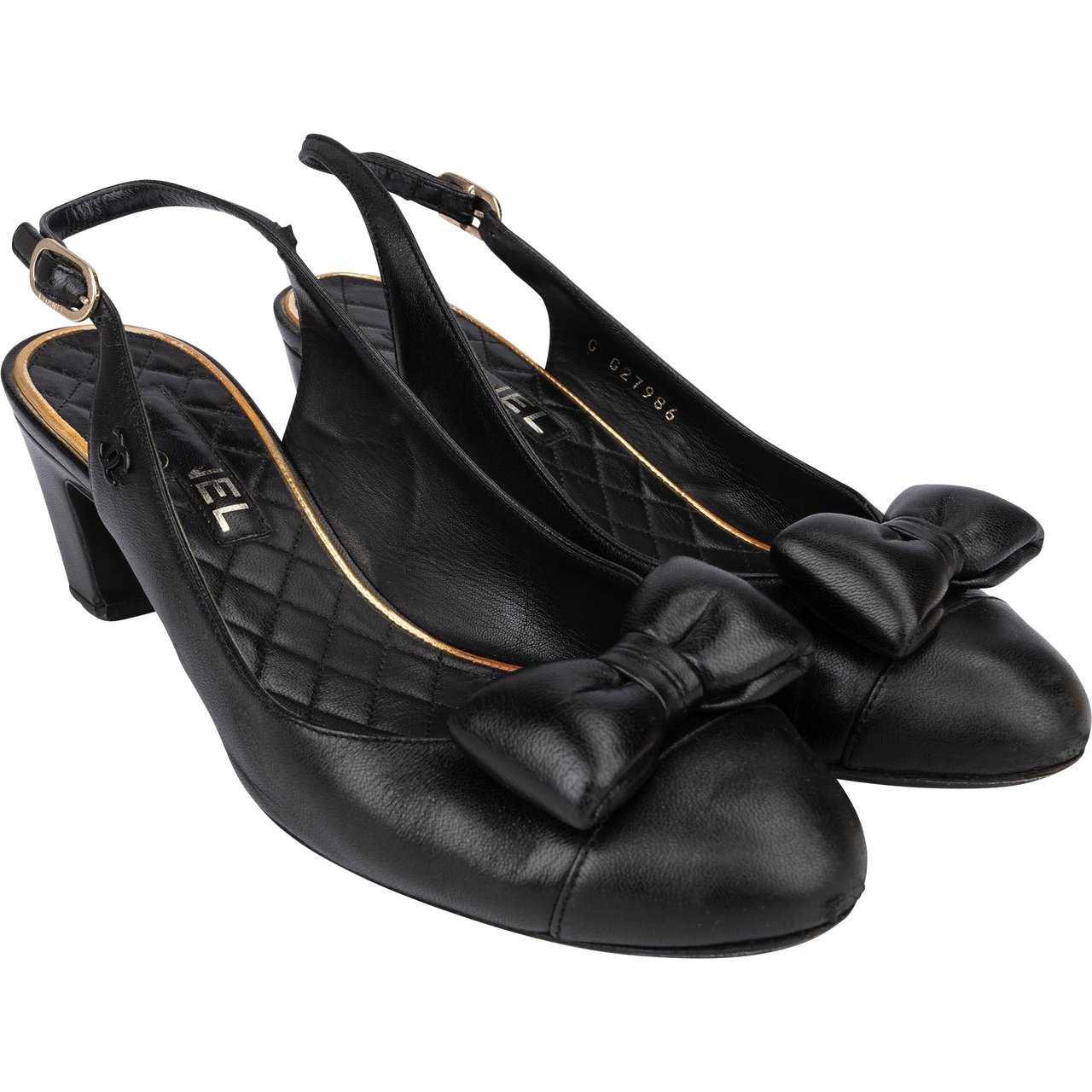 Chanel Chanel Lambskin Loop Pumps (36,5) Divers