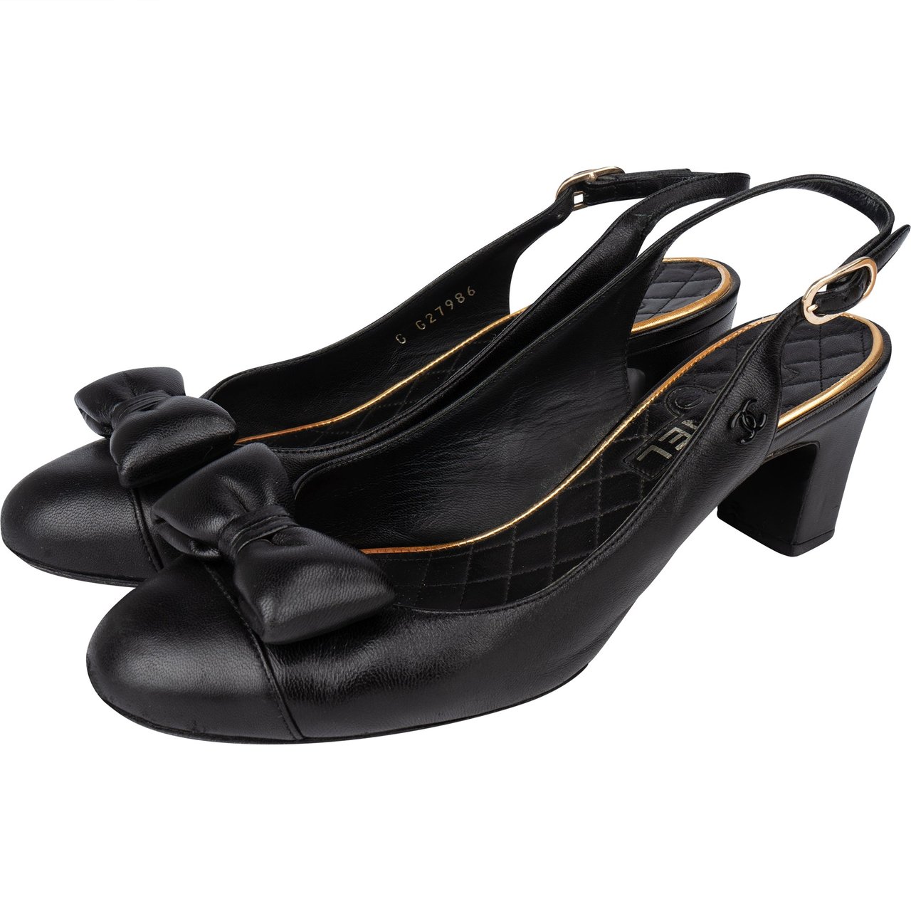 Chanel Chanel Lambskin Loop Pumps (36,5) Divers