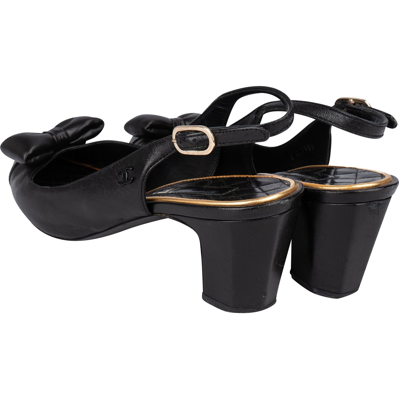 Chanel Chanel Lambskin Loop Pumps (36,5) Divers