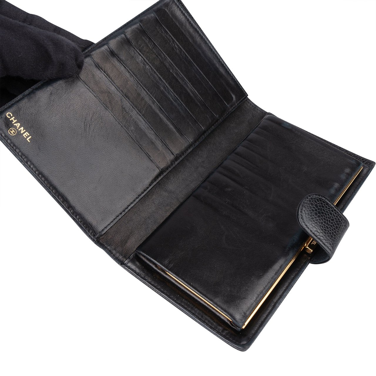 Chanel Chanel Caviar Leather CC Wallet Divers